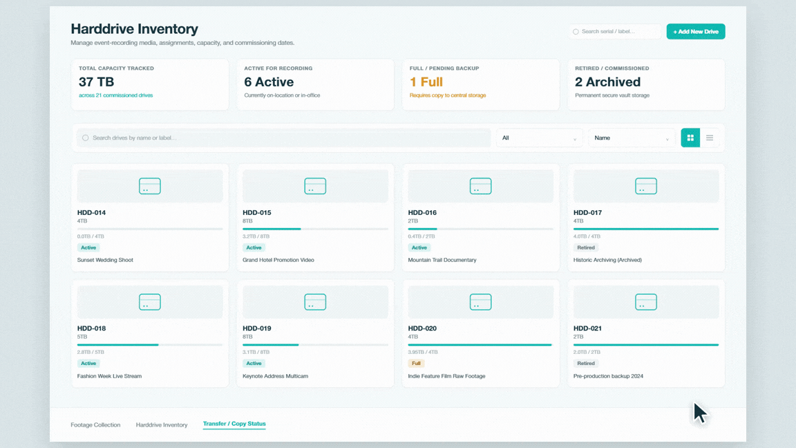 Backup Verification Interface